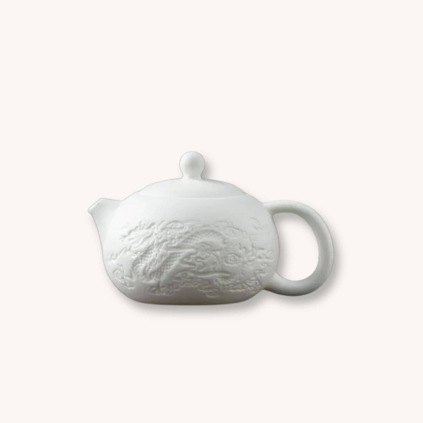 Théière en porcelaine blanche Gongfu | Perle de Jade