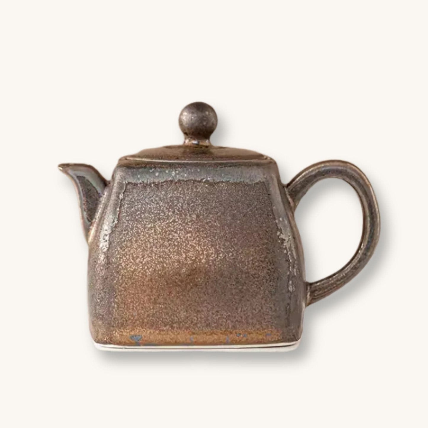 Théière japonaise en céramique rustique