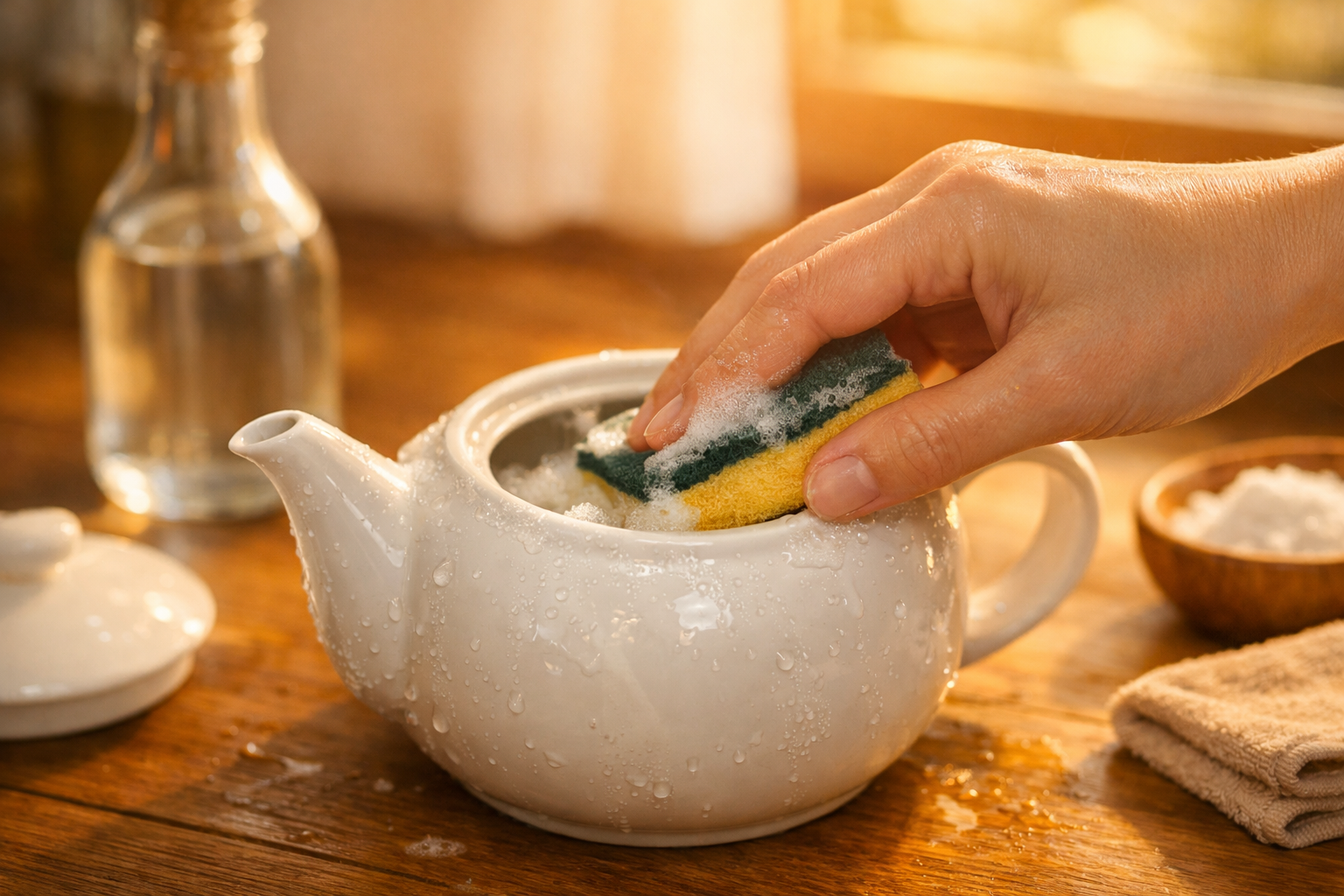 comment nettoyer une theière