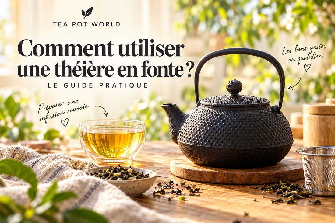 Comment utiliser une théière en fonte ?