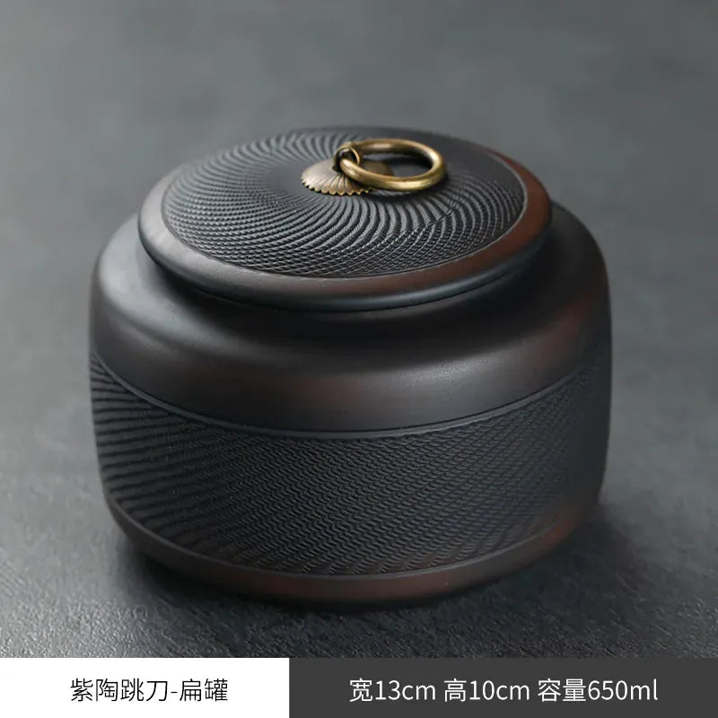 Théière Boîte à Thé en Poterie céramique