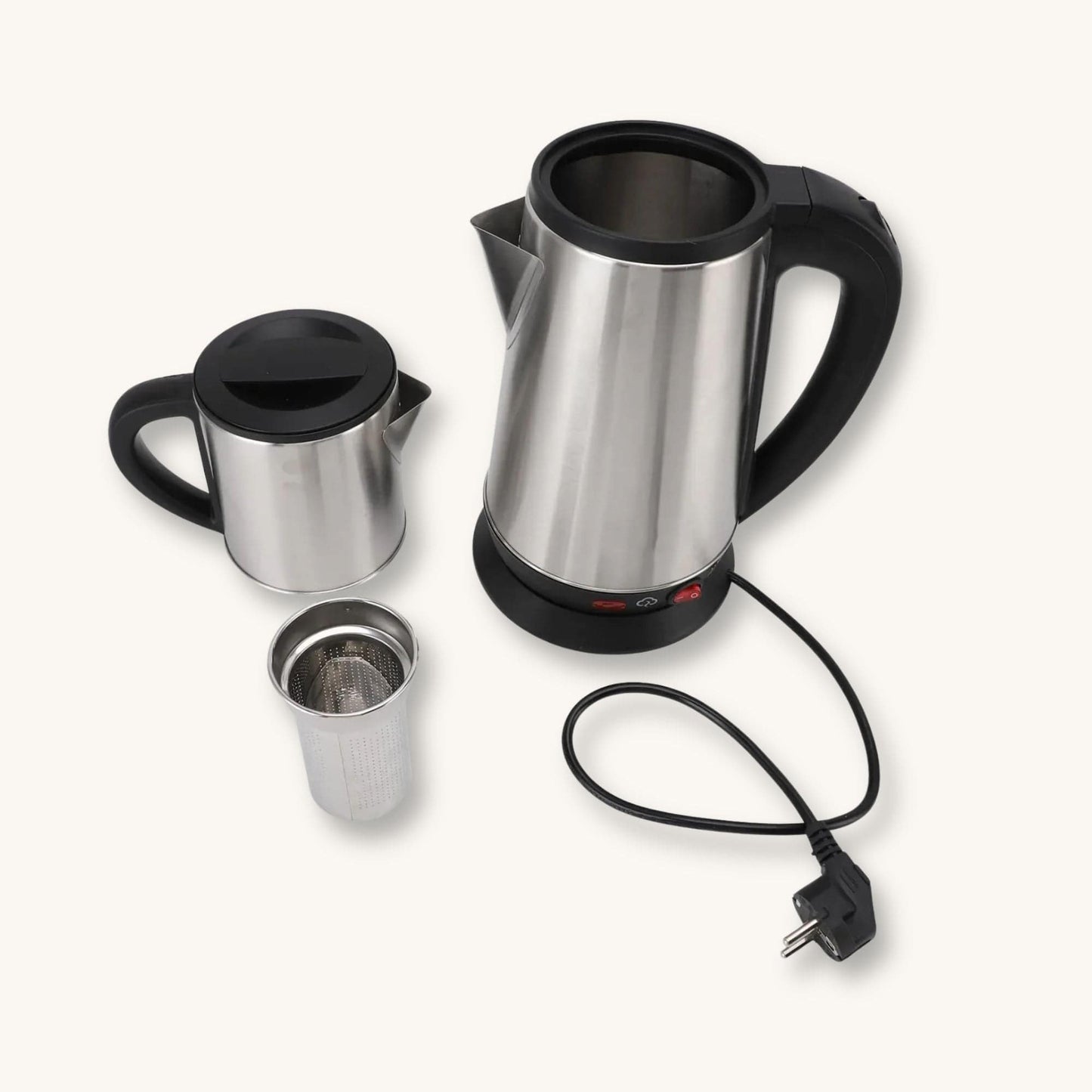 Théière turque en inox - double capacité
