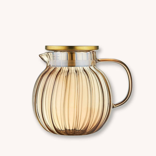 Théière en verre avec filtre | Design transparent moderne
