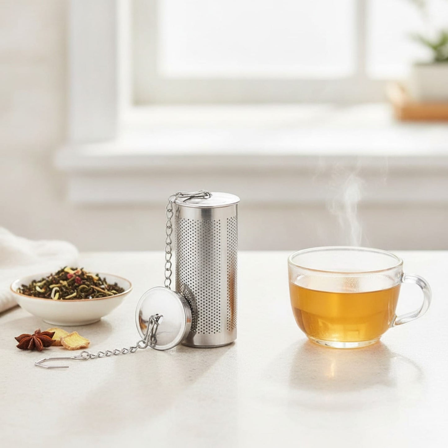 Théière Infuseur à thé en acier inoxydable