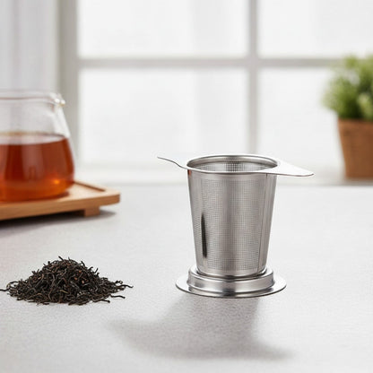 Théière Infuseur à thé et café réutilisable en acier inoxydable