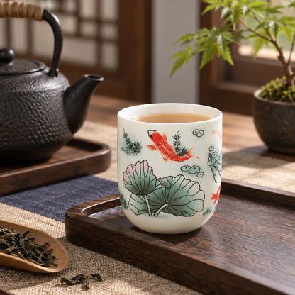 Théière Tasse à Thé Chinoise – Fleurs et Oiseaux
