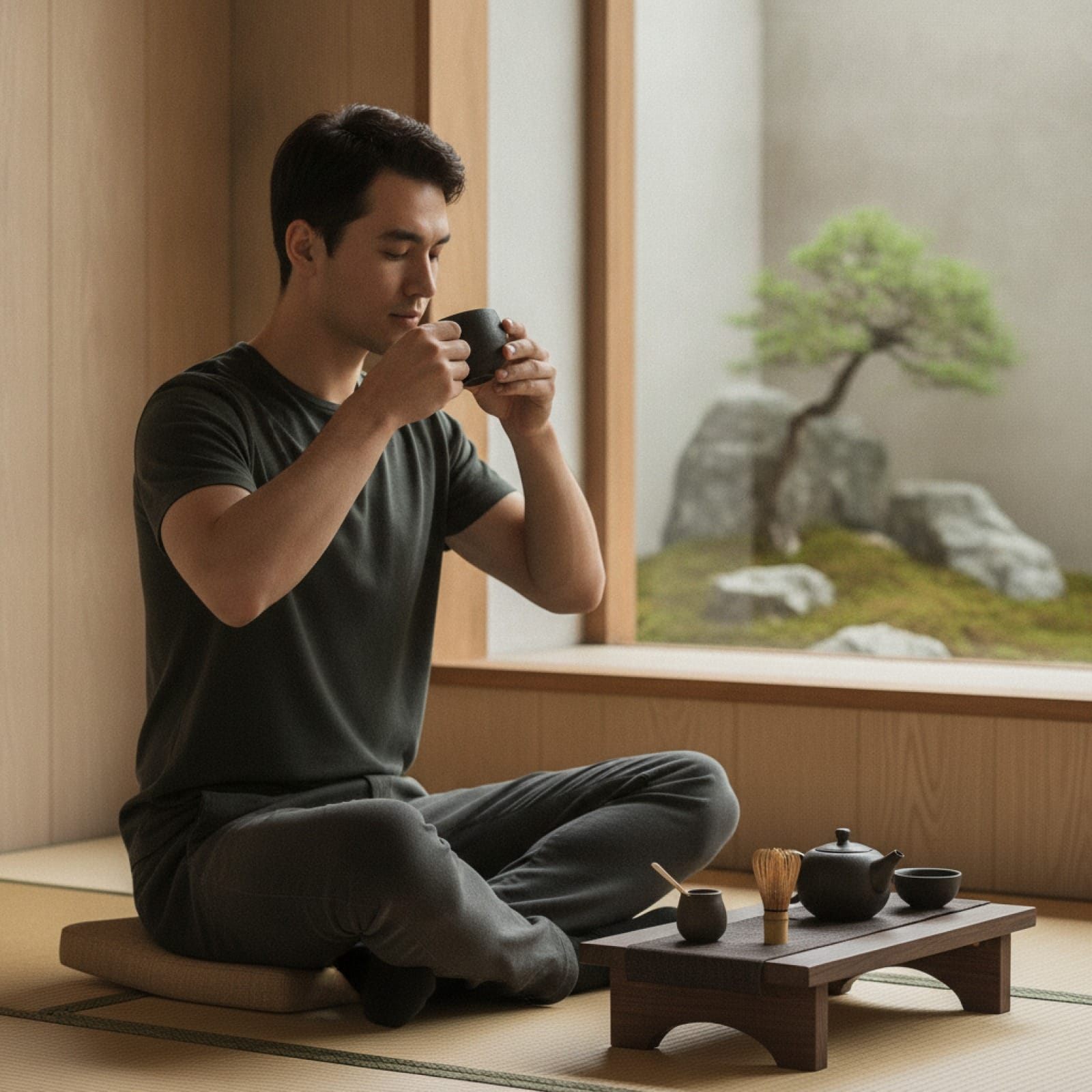 Théière Tasse à Thé Japonaise Faite Main en Grès - Style Ancien pour Kung Fu