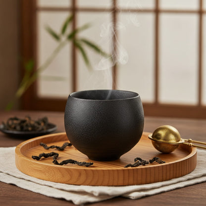 Théière Tasse à Thé Japonaise Faite Main en Grès - Style Ancien pour Kung Fu