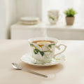 Théière Tasse en Porcelaine avec Soucoupe