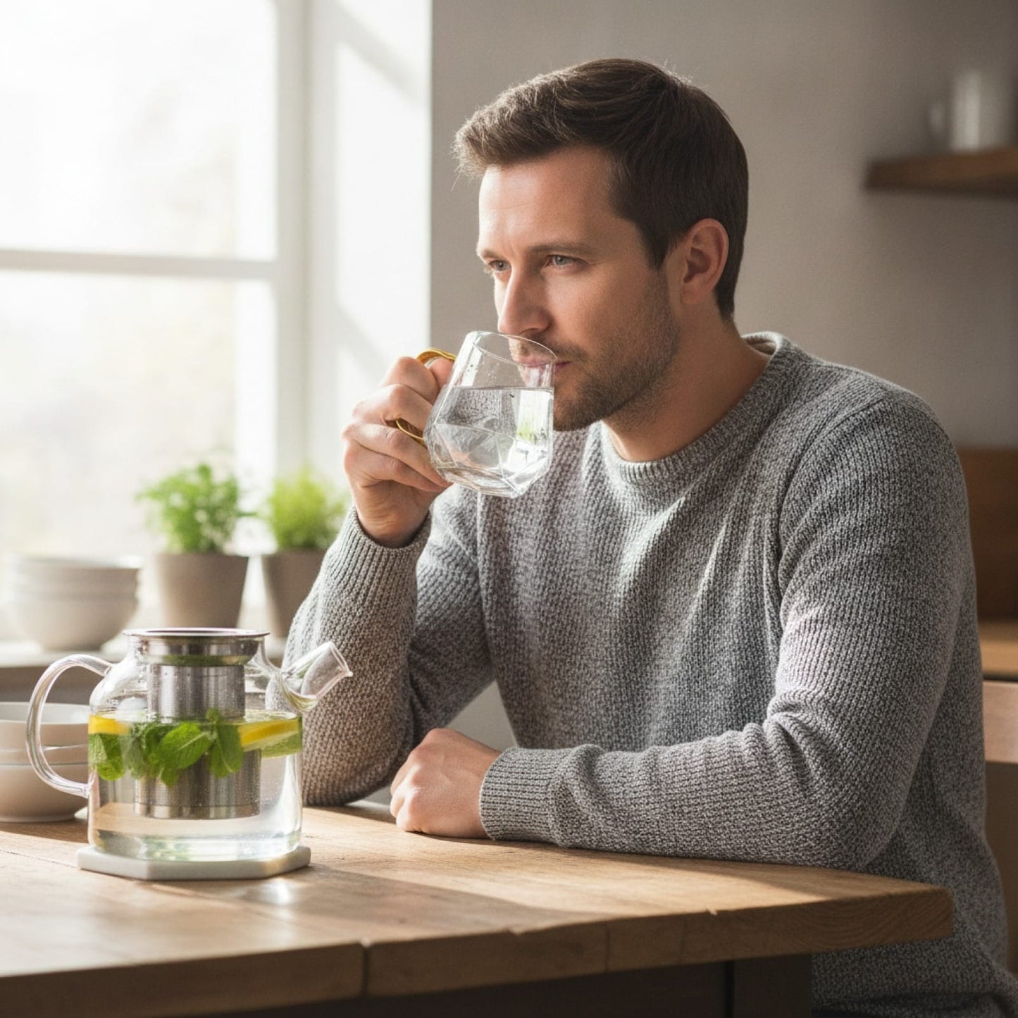 Théière Tasse pour thé glacée résistant à la chaleur 300ML pour infusions