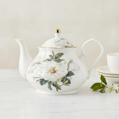 Théière Théière Anglaise Classique 400ml en Porcelaine - Élégance Traditionnelle