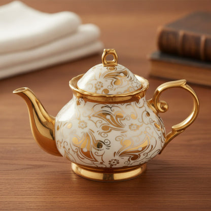 Théière Théière Anglaise en Porcelaine - Élégance et Tradition Héritage Anglais