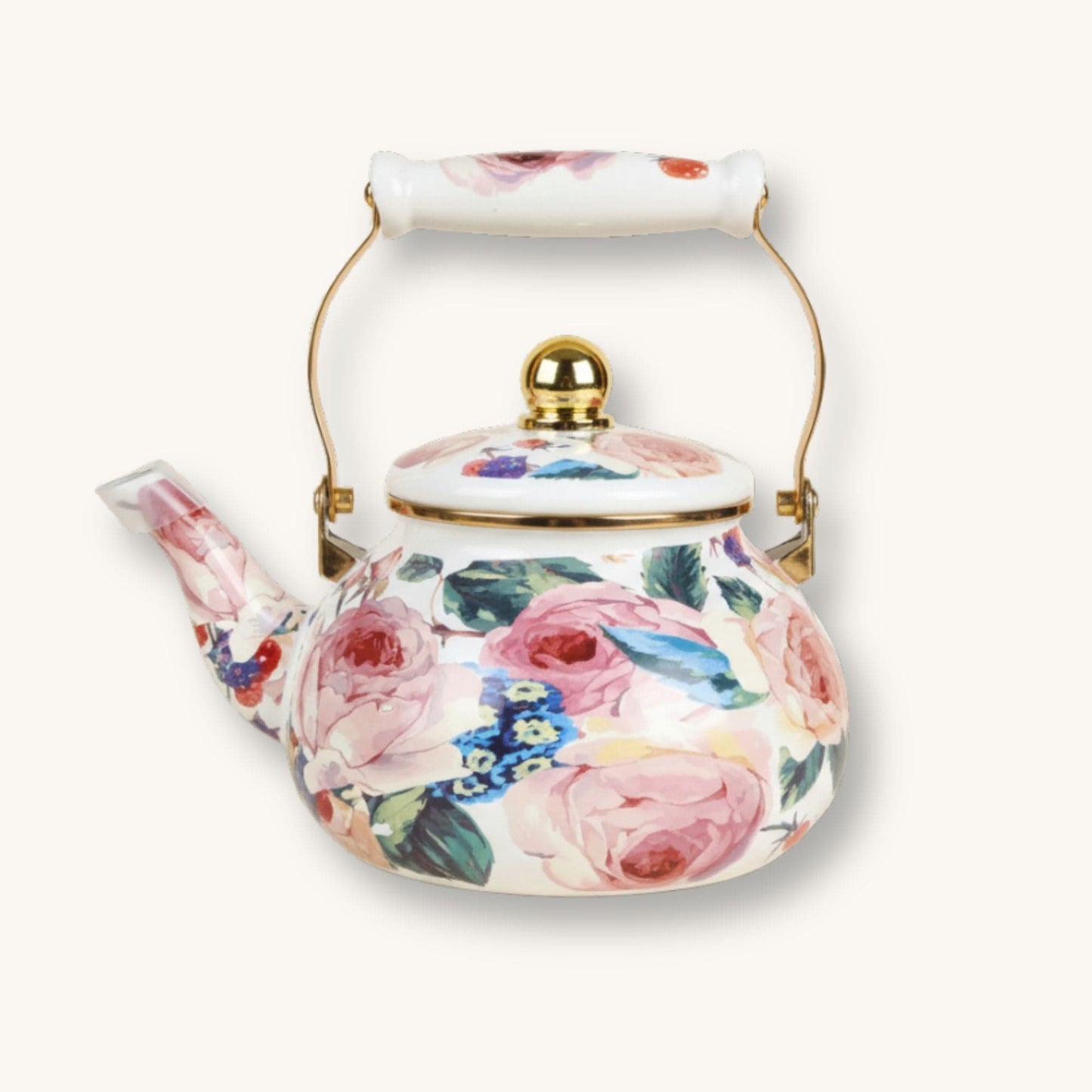 Théière anglaise fleurie vintage | Elégance Tea Time