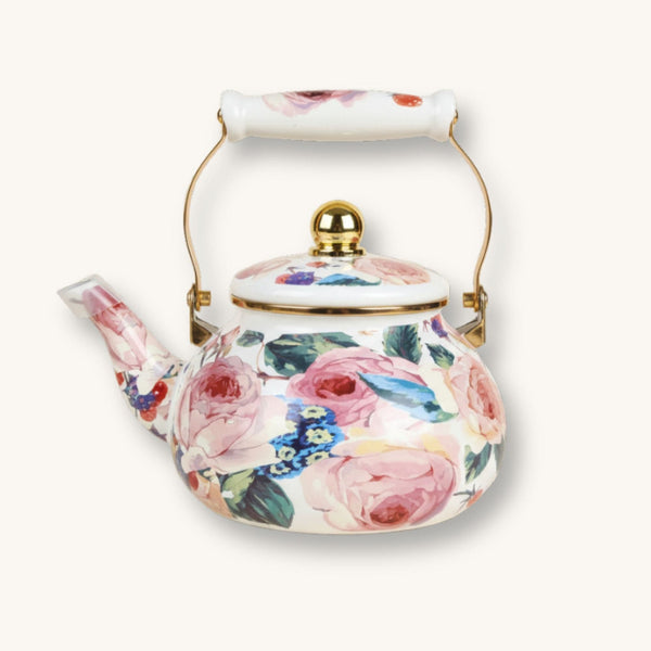 Théière anglaise fleurie vintage | Elégance Tea Time