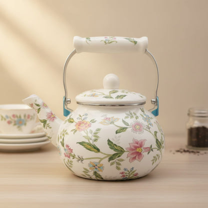 Théière Théière anglaise fleurie vintage pour tea time 