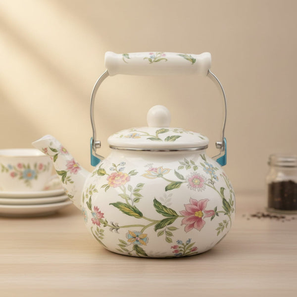 Théière Théière anglaise fleurie vintage pour tea time 