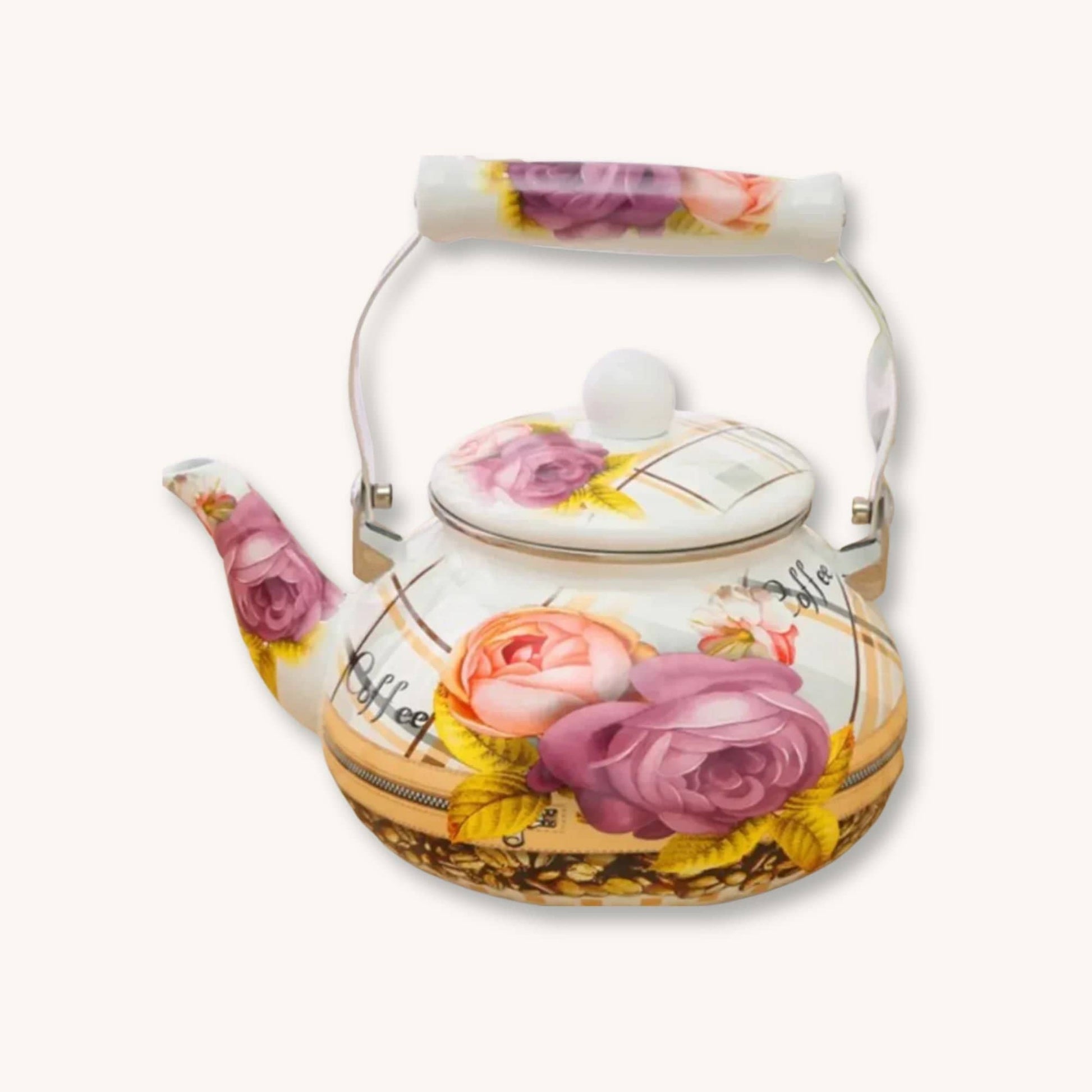 Théière anglaise floral | design romantique