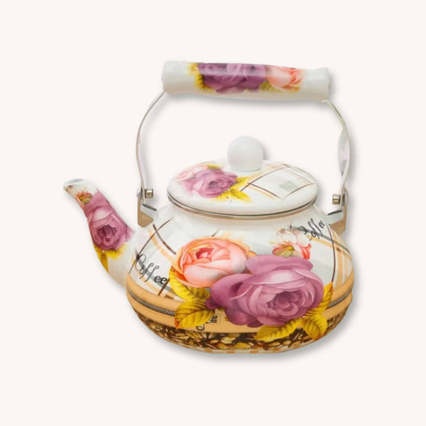 Théière anglaise floral | design romantique
