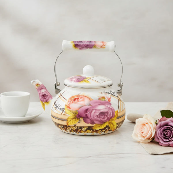 Théière Théière Anglaise Florale - Design Romantique en Porcelaine