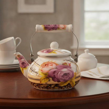 Théière Théière Anglaise Florale - Design Romantique en Porcelaine