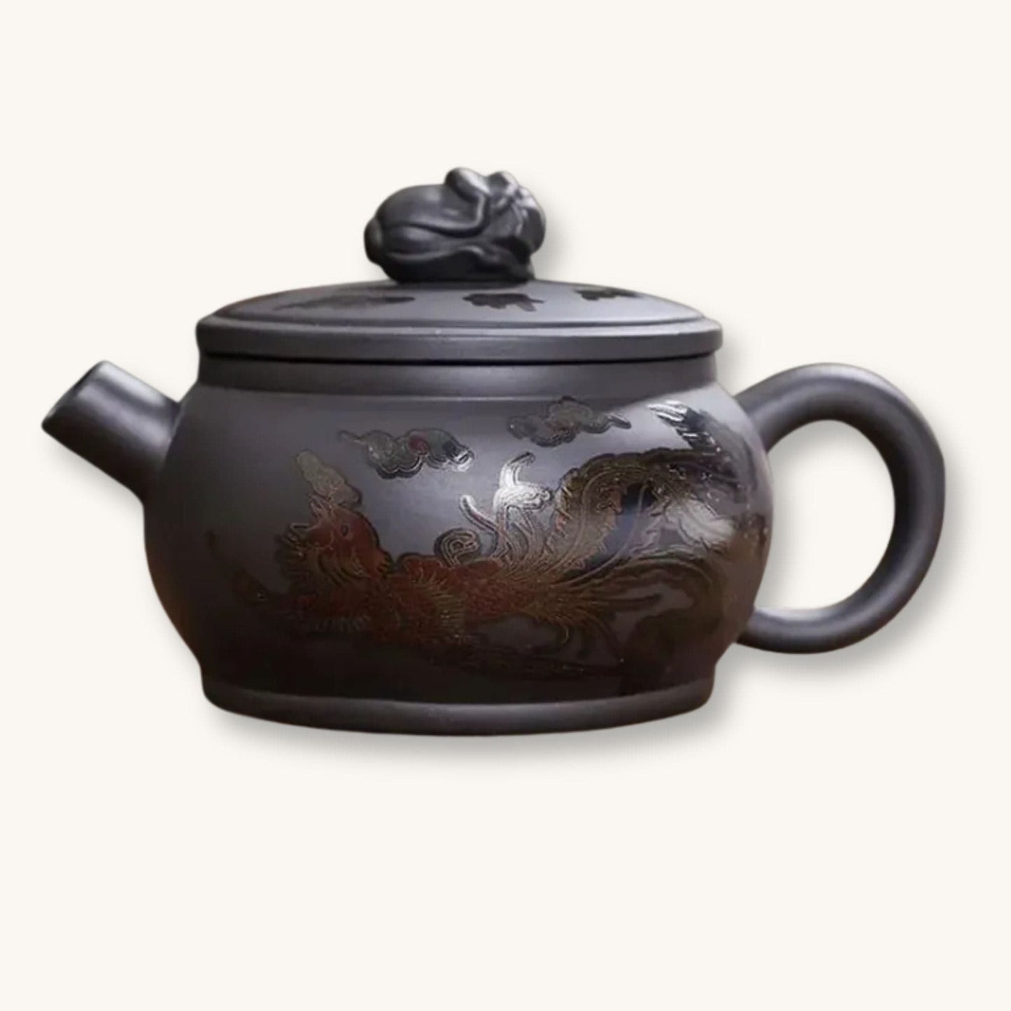 Théière chinoise en argile violette Rituel du thé