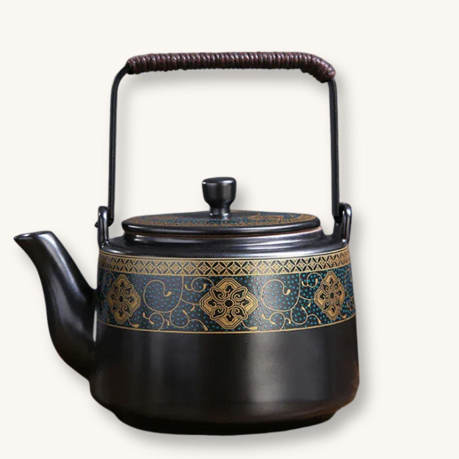 Théière chinoise en céramique noire