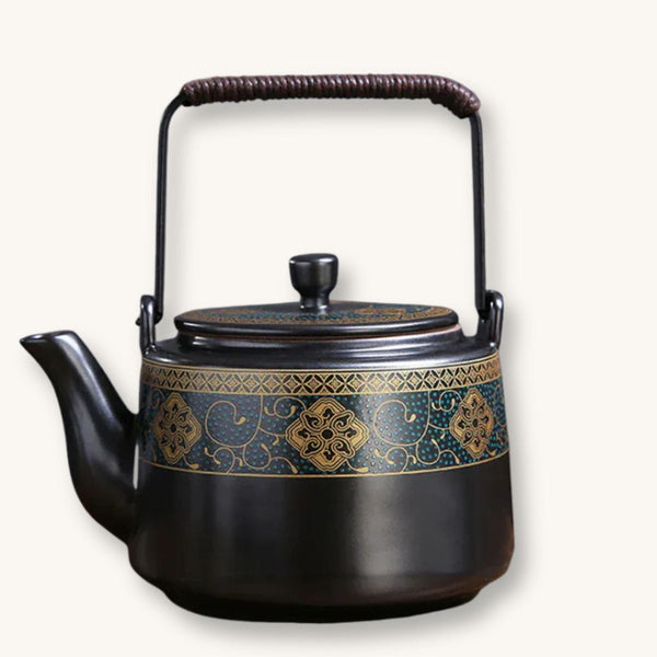 Théière chinoise en céramique noire