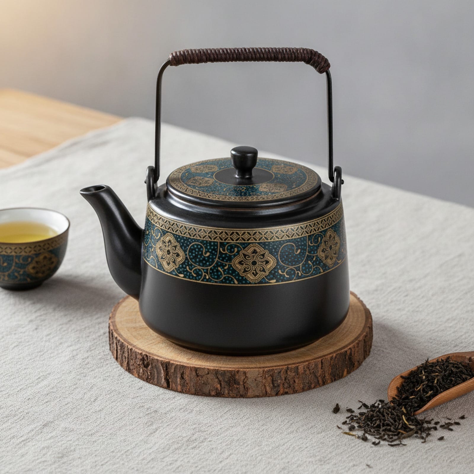 Théière Théière Chinoise en Céramique Noire - Élégance Traditionnelle pour Vos Rituels Thé