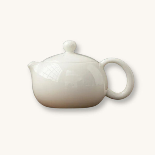 Théière chinoise Gongfu en porcelain