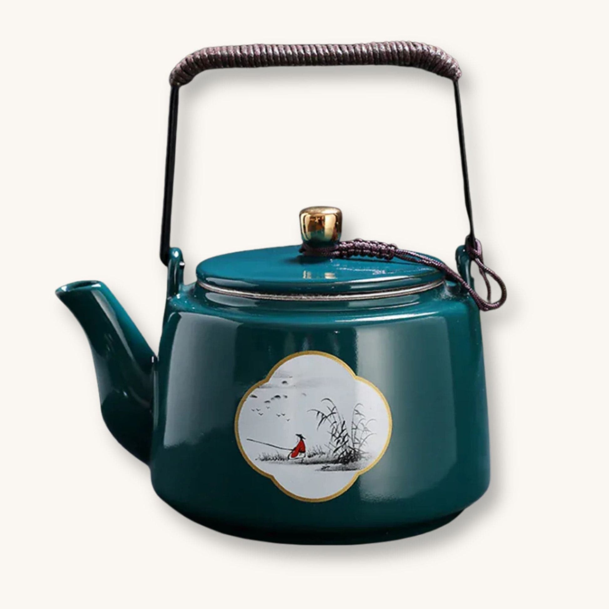 Théière chinoise noire en céramique
