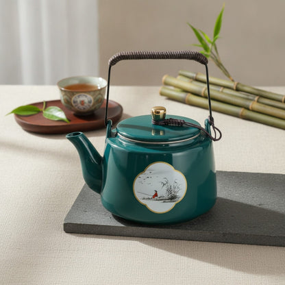 Théière Théière Chinoise Noire en Céramique - Élégance et Tradition pour vos Infusions