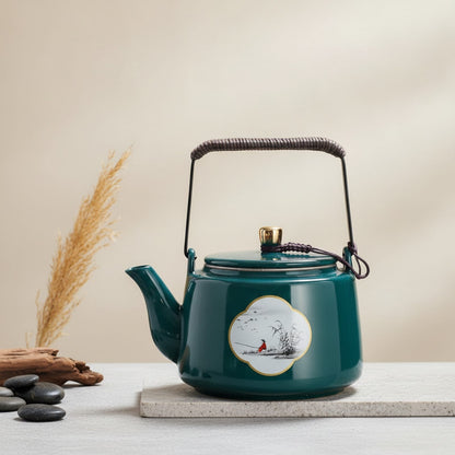 Théière Théière Chinoise Noire en Céramique - Élégance et Tradition pour vos Infusions
