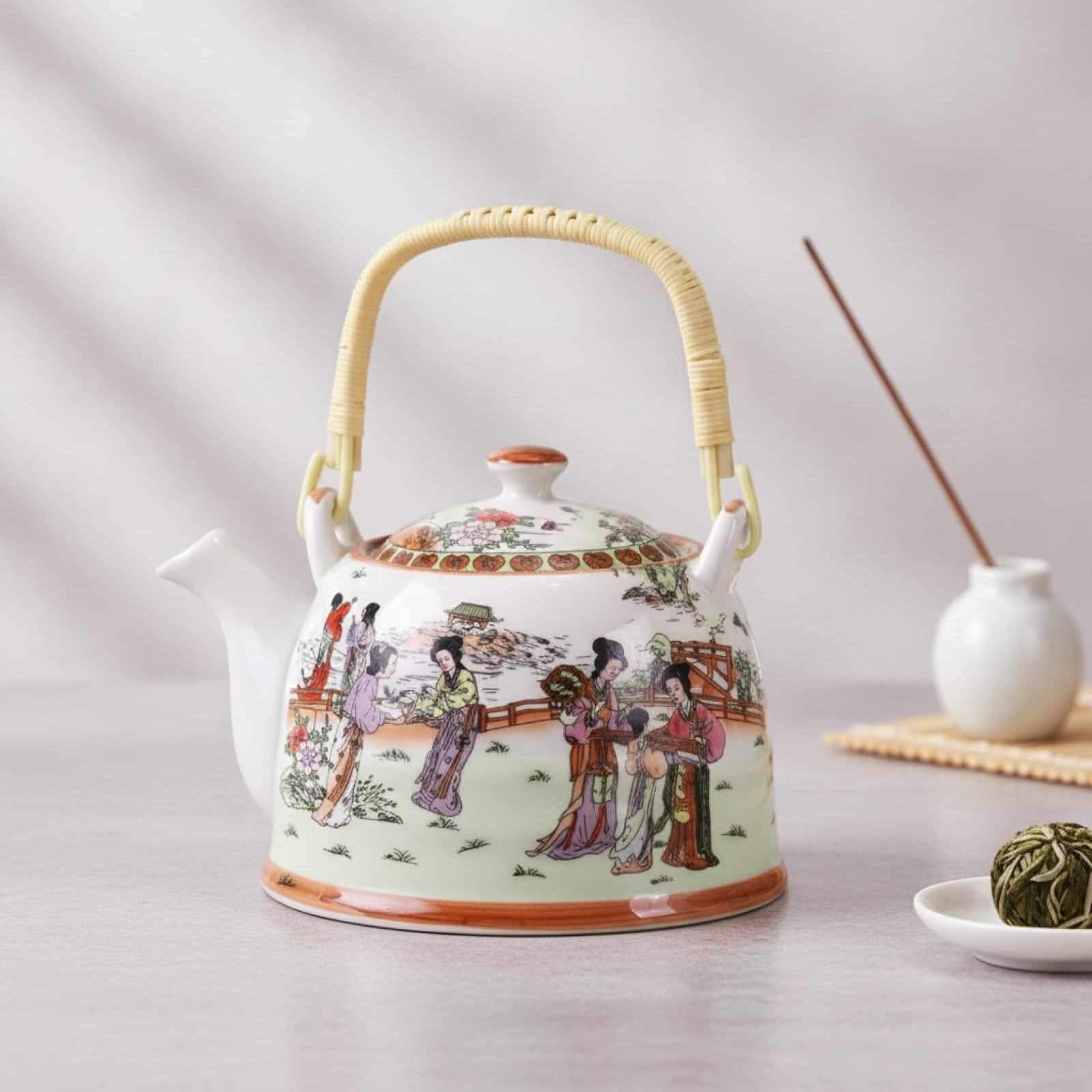 Théière Théière Chinoise Traditionnelle en Porcelaine - Élégance et Authenticité