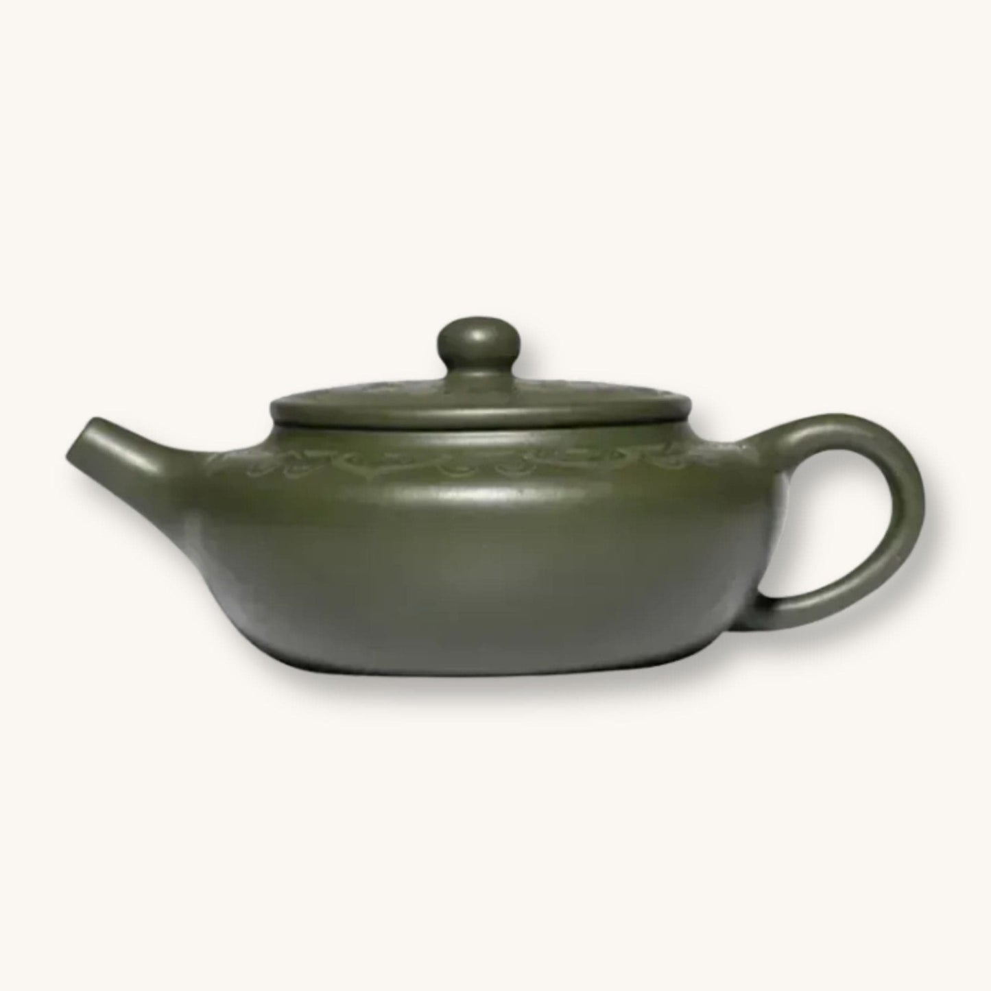 Théière chinoise Yixing Terre crue verte