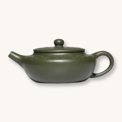 Théière chinoise Yixing Terre crue verte