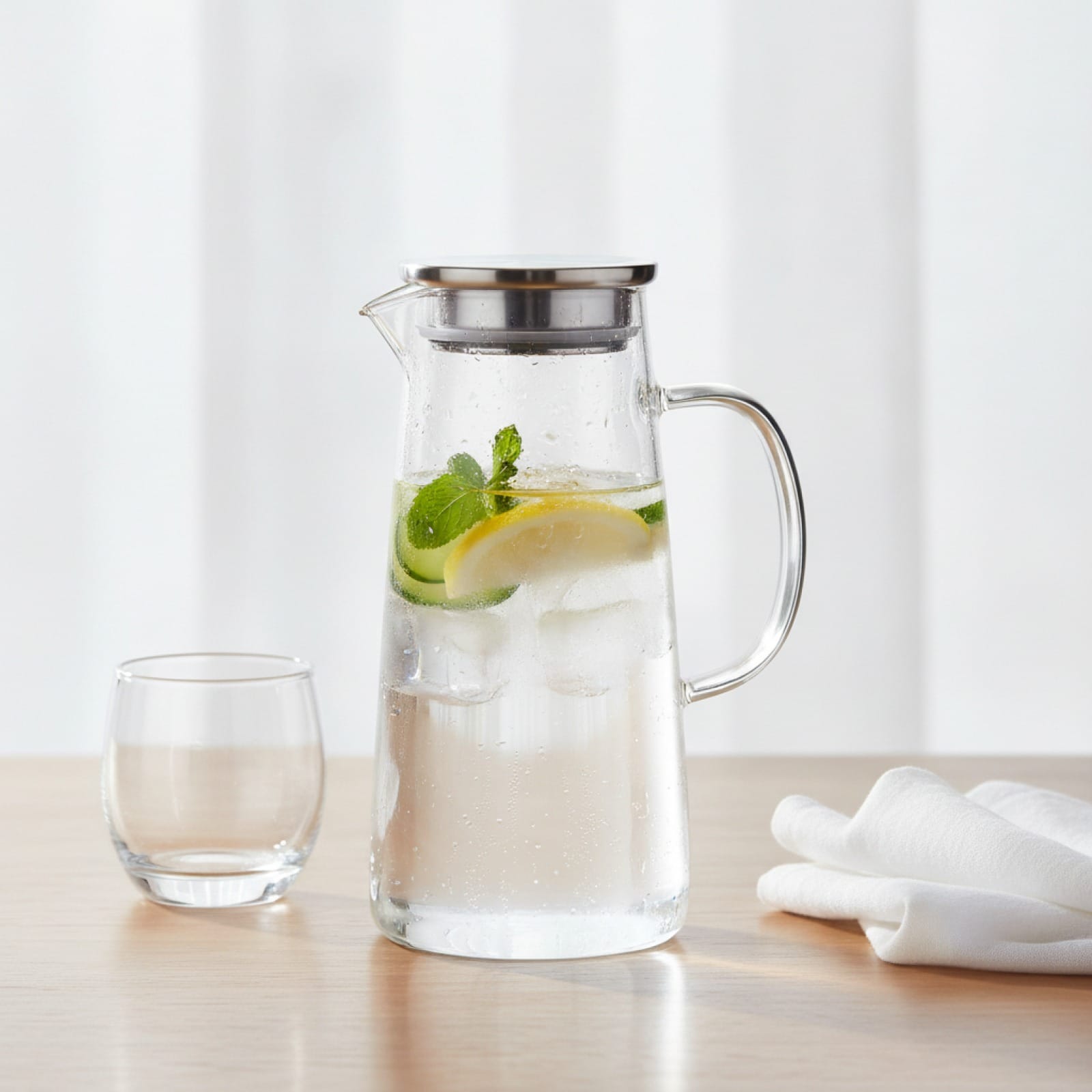 Théière Théière d'été filtrante en verre borosilicaté