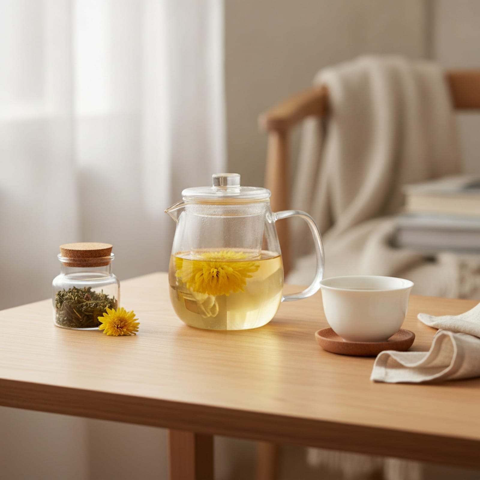 Théière Théière Design en Verre avec Filtre Intégré - Élégance et Saveurs