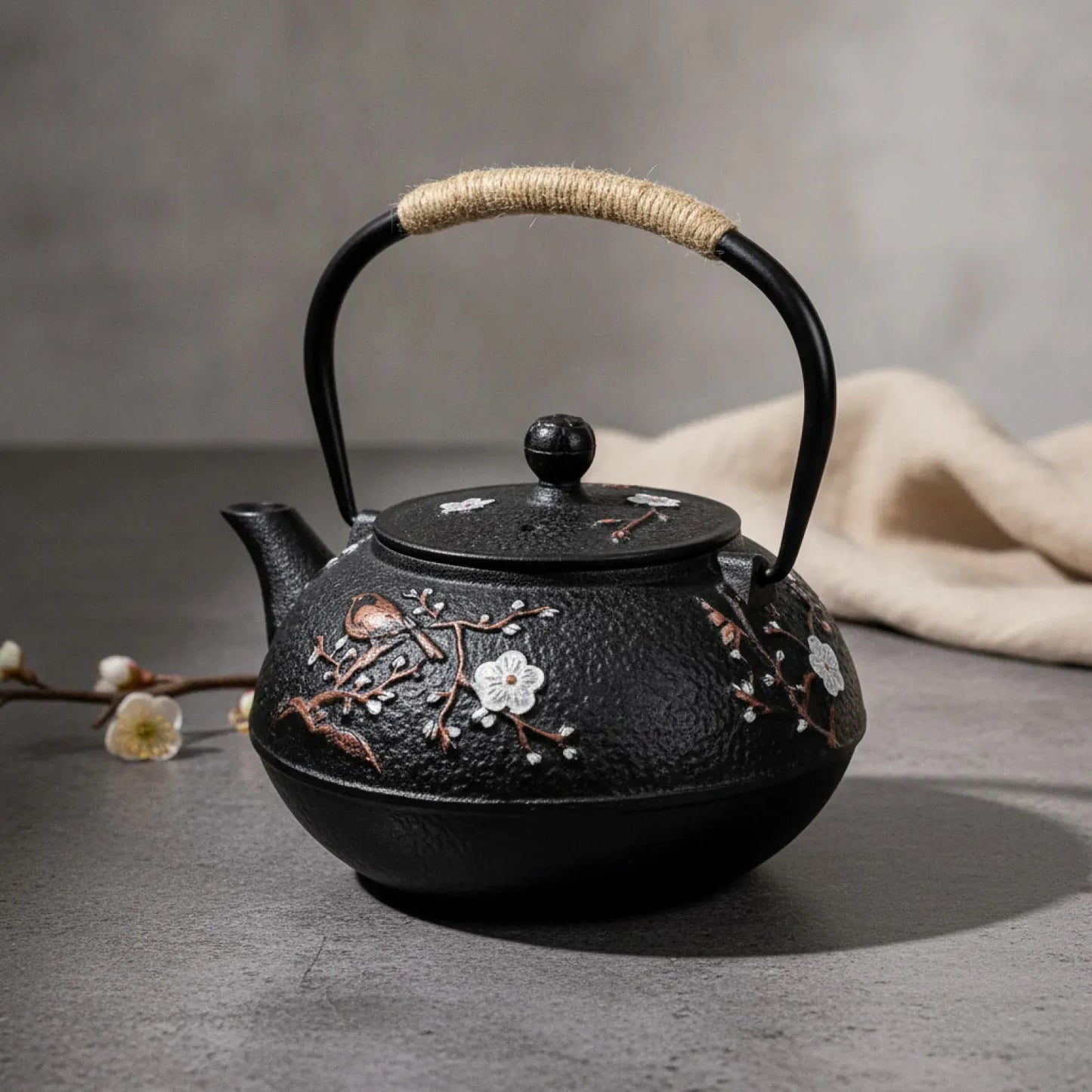 Théière Théière en fonte japonaise | Fleur de Nuit