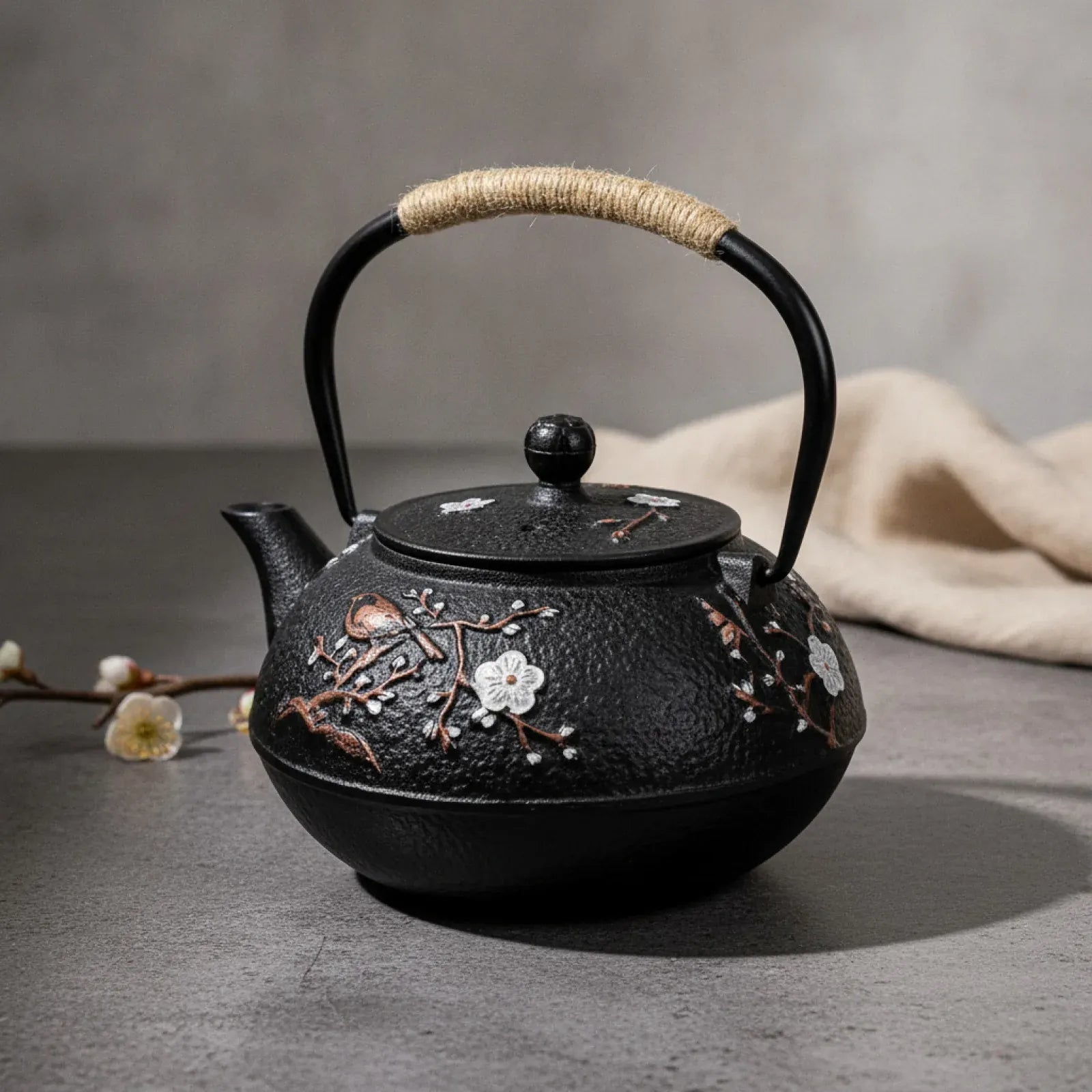 Théière Théière en fonte japonaise | Fleur de Nuit
