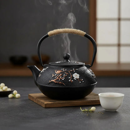 Théière Théière en fonte japonaise | Fleur de Nuit