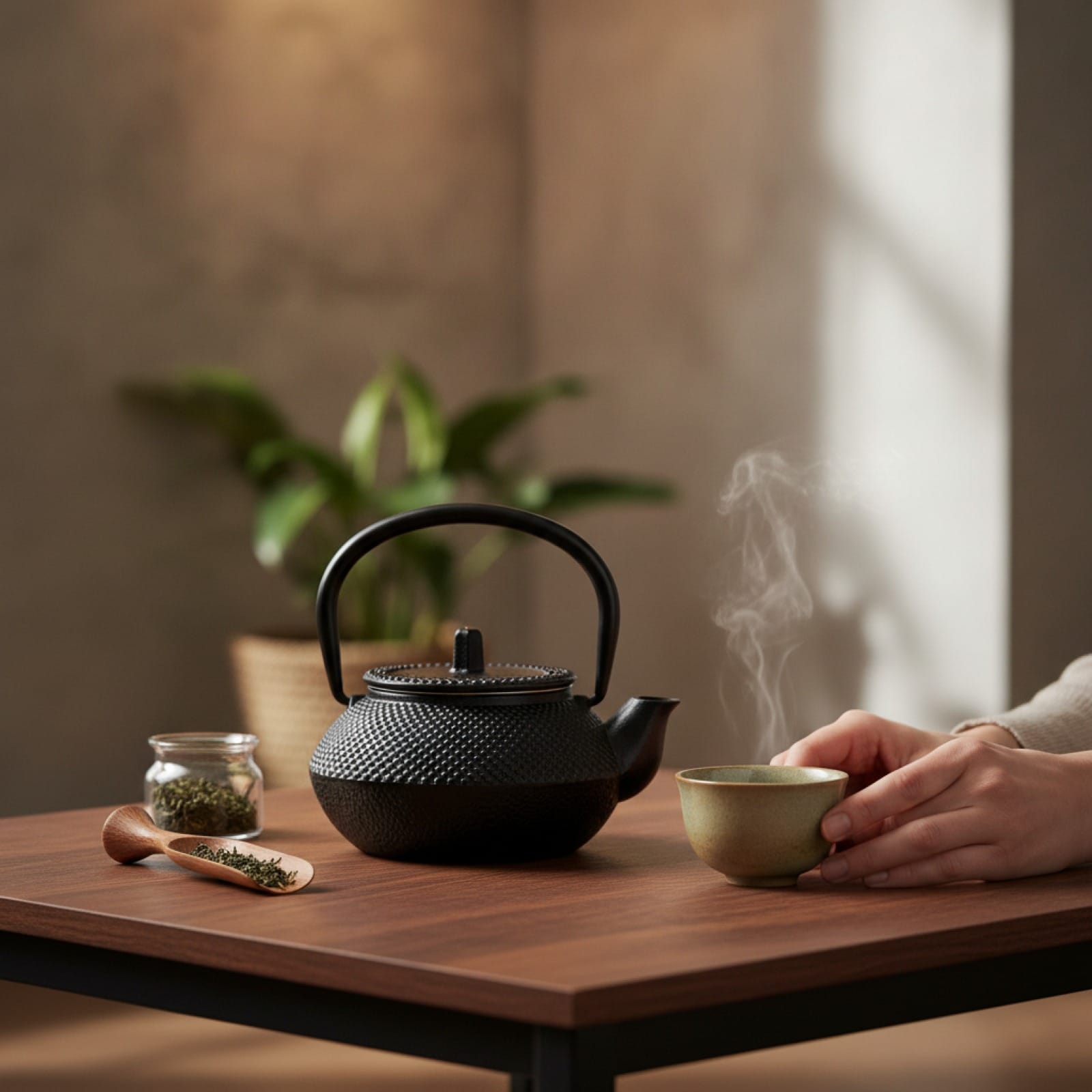 Théière Théière en fonte japonaise – Style zen | Kyoto