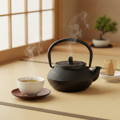 Théière Théière en fonte japonaise – Style zen | Kyoto