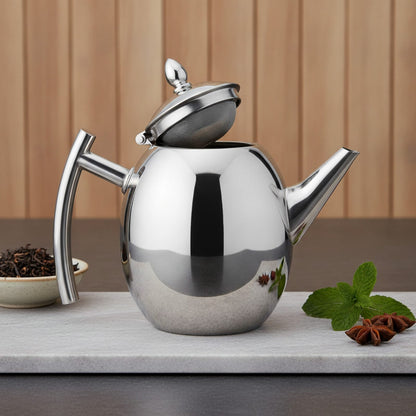Théière Théière en inox avec filtre amovible