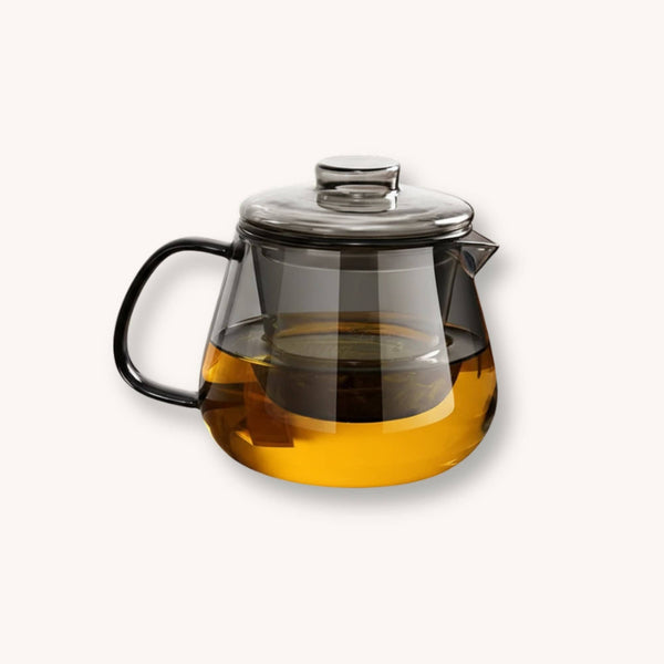 Théière en Verre avec filtre pour infusion