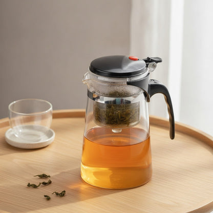 Théière Théière en verre avec infuseur intégré