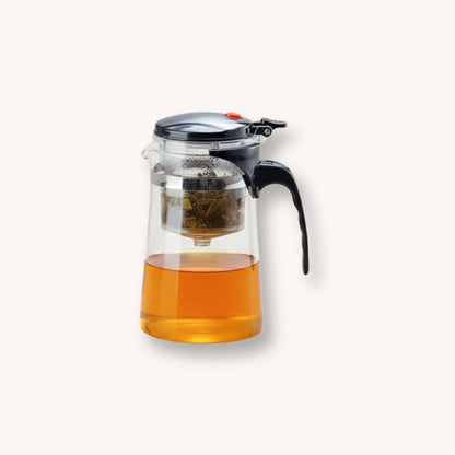 Théière Théière en verre avec infuseur intégré
