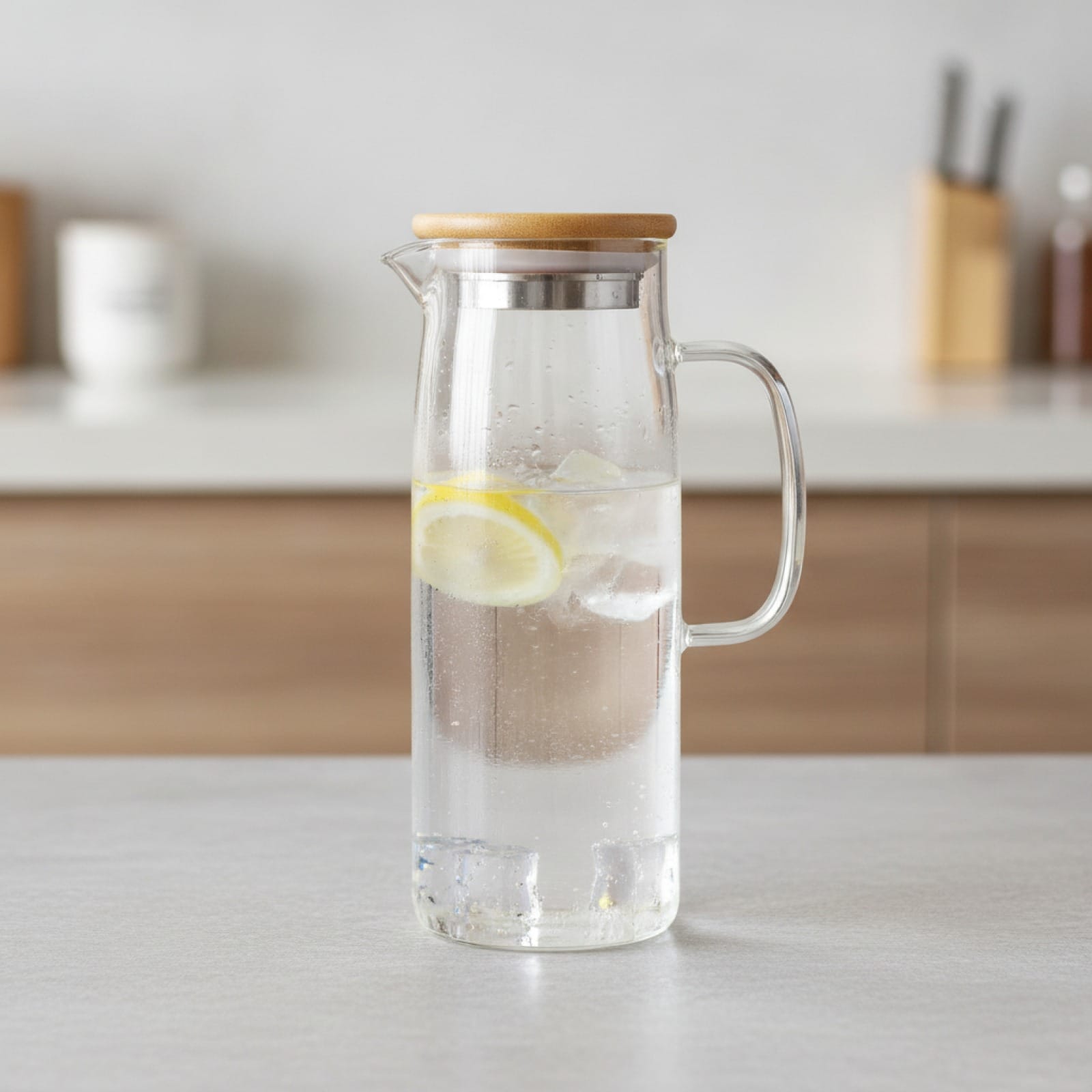 Théière Théière en Verre Transparent - Grande Capacité 1L
