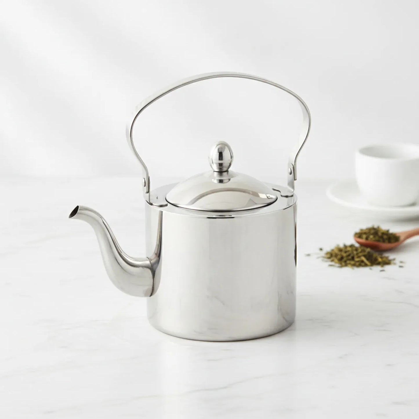 Théière Théière Inox Moderne avec Filtre Induction