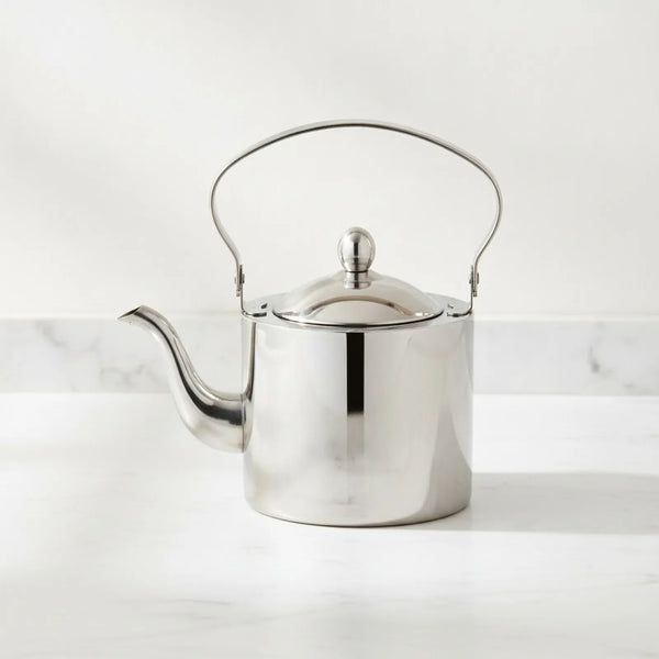 Théière Théière Inox Moderne avec Filtre Induction