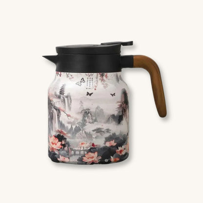 Théière Théière isotherme avec filtre Design floral